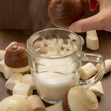 Forma de Chocolate Especial 3 Partes - Esfera Concha - BWB10449
